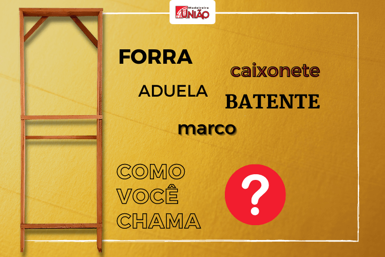 FORRA, BATENTE, MARCO, CAIXONETE OU ADUELA… Como você chama?
